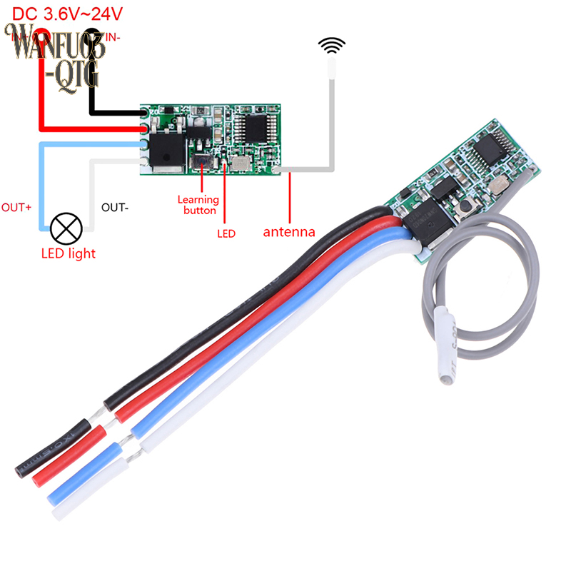 433Mhz Receiver Module - 인기 상품: 433MHz 1채널 RF 릴레이