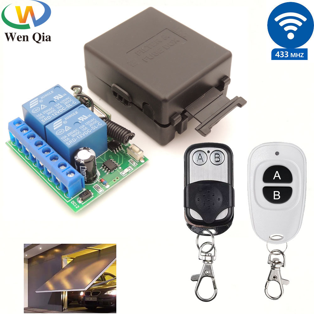 433Mhz Receiver Module - 433MHz 12V 무선 차고 문/모터/자동차/조명 원격