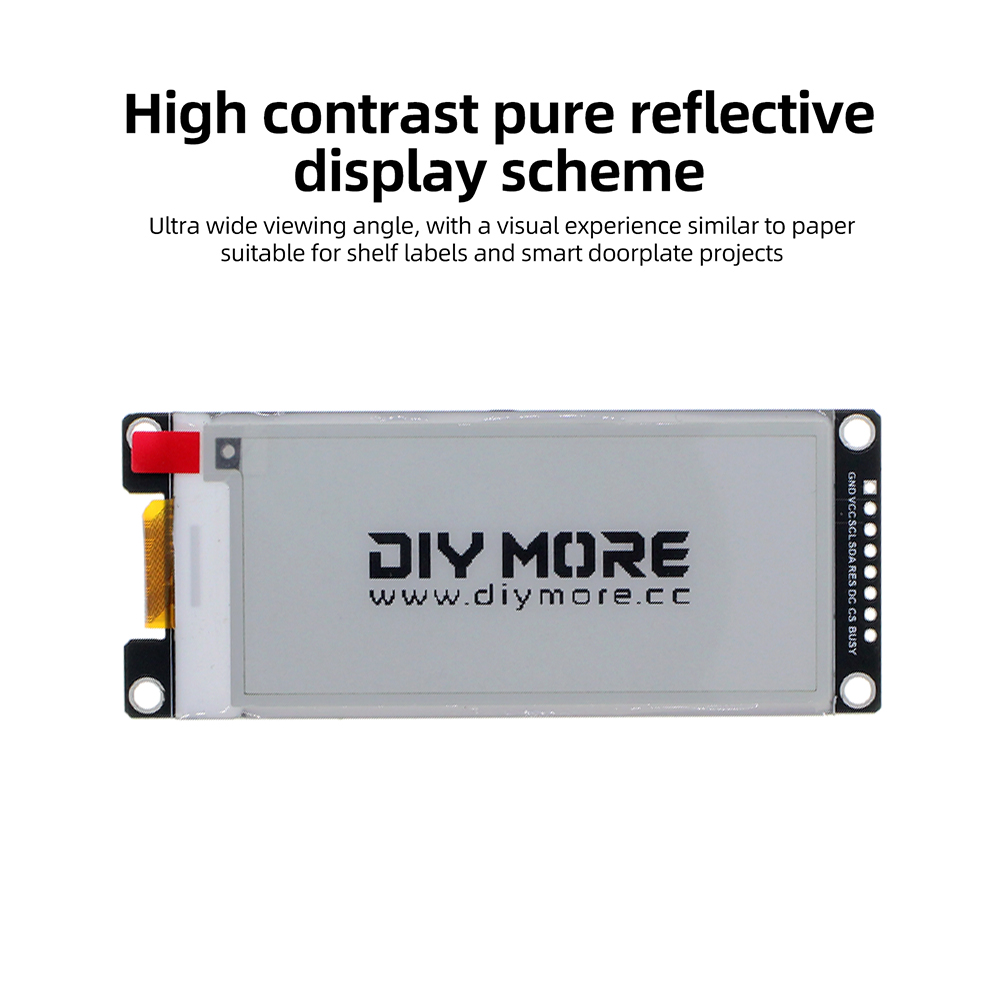 2.9인치 흑백 적색 황색 디스플레이 2.9인치 전자종 - Display Epaper 2.9 리뷰 및 가격